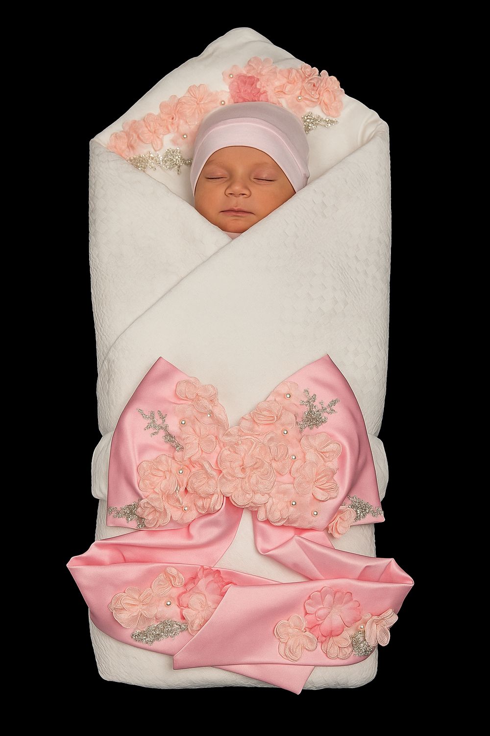 Baby floral swaddle
