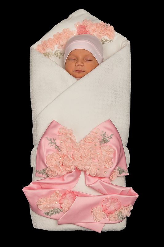 Baby floral swaddle