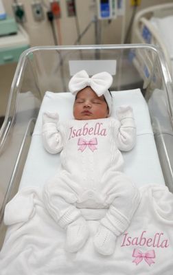 Home coming Knitted baby set