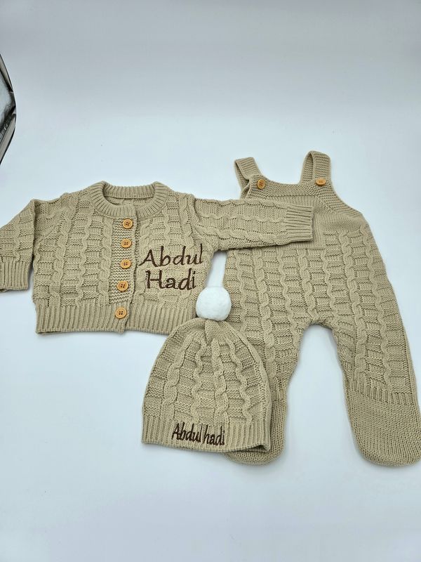3pcs knitted set