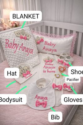 BABY GIRL LUX WELCOME SET