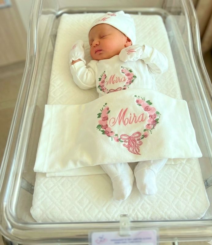 Newborn premium floral set