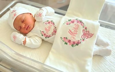 Newborn premium floral set
