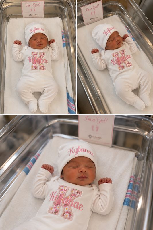 Baby girl cotton welcome set 