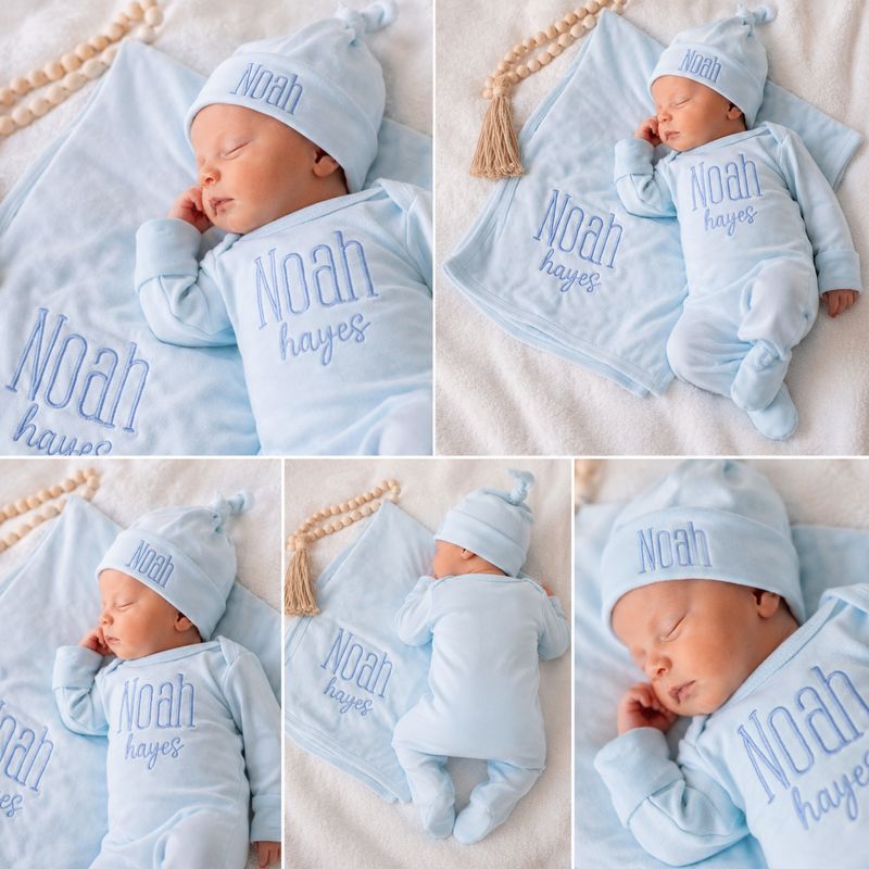 Baby boy full Embroidery cotton set