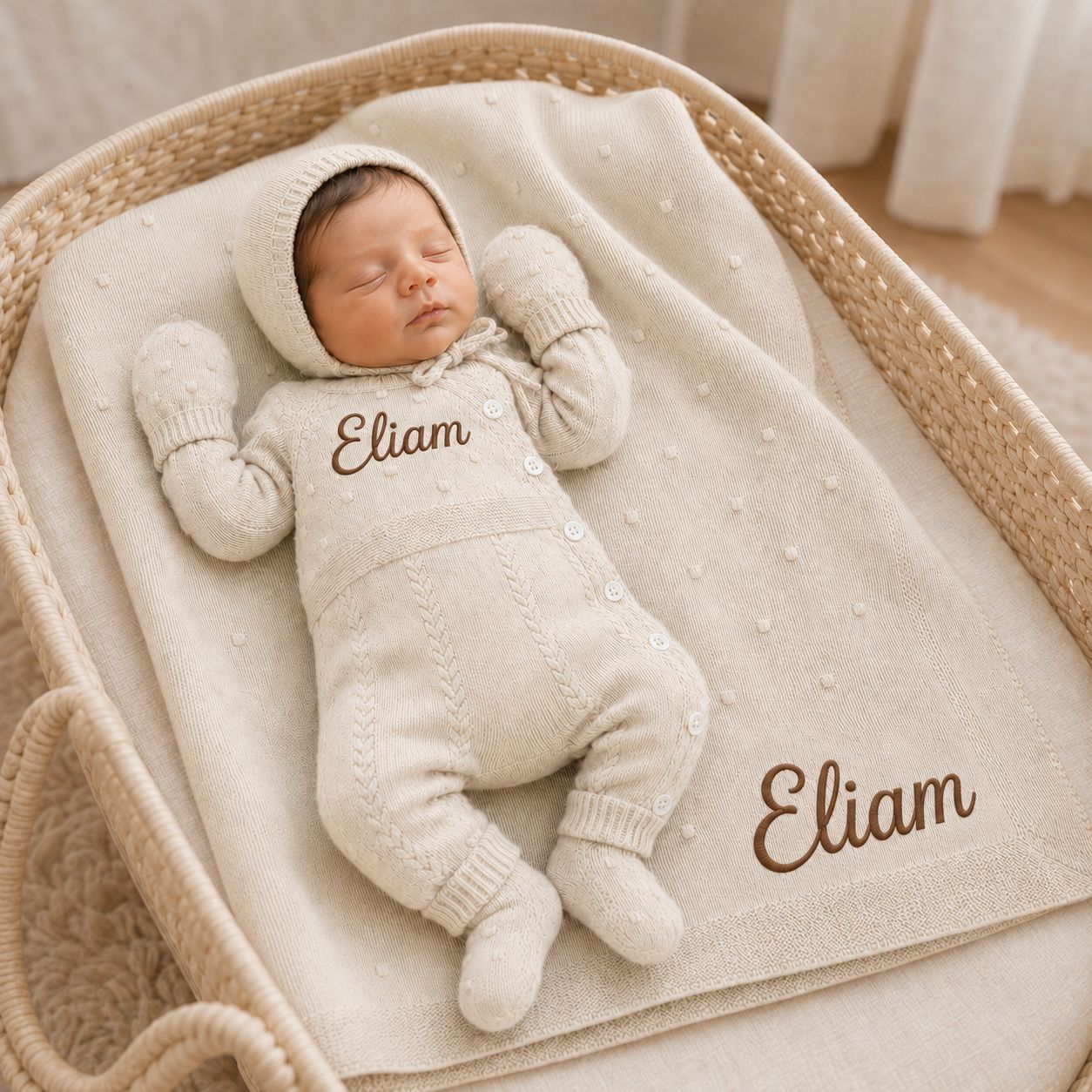 The signature Knit set ( Beige)
