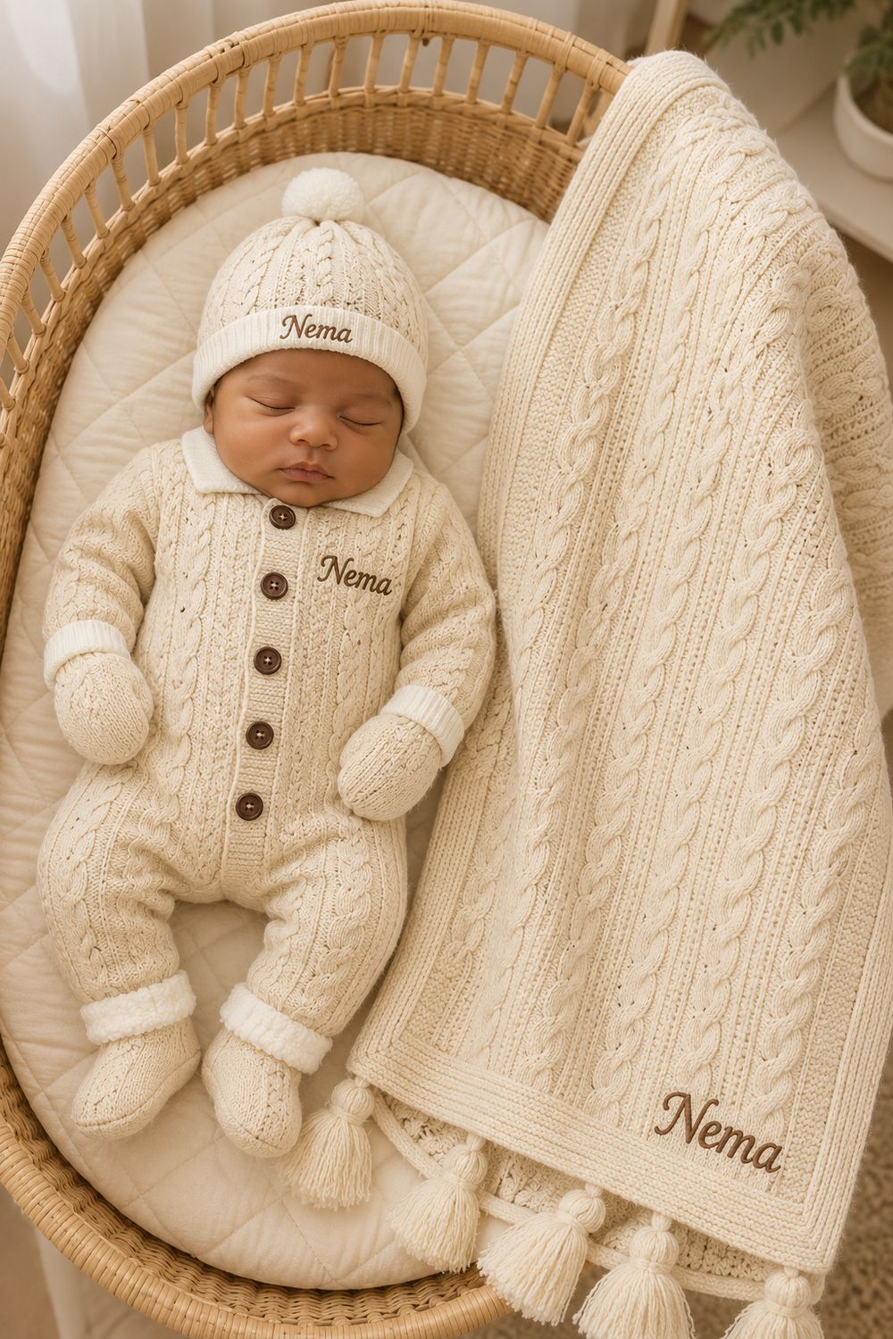The Baby Luxe Knit set {Biege}