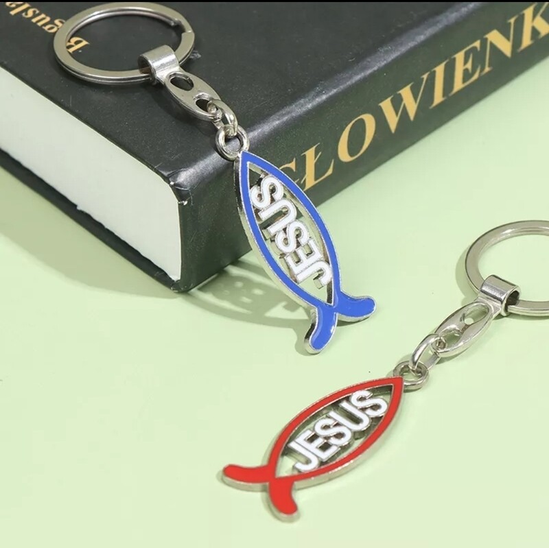 Jesus Fish Pendent Keychain