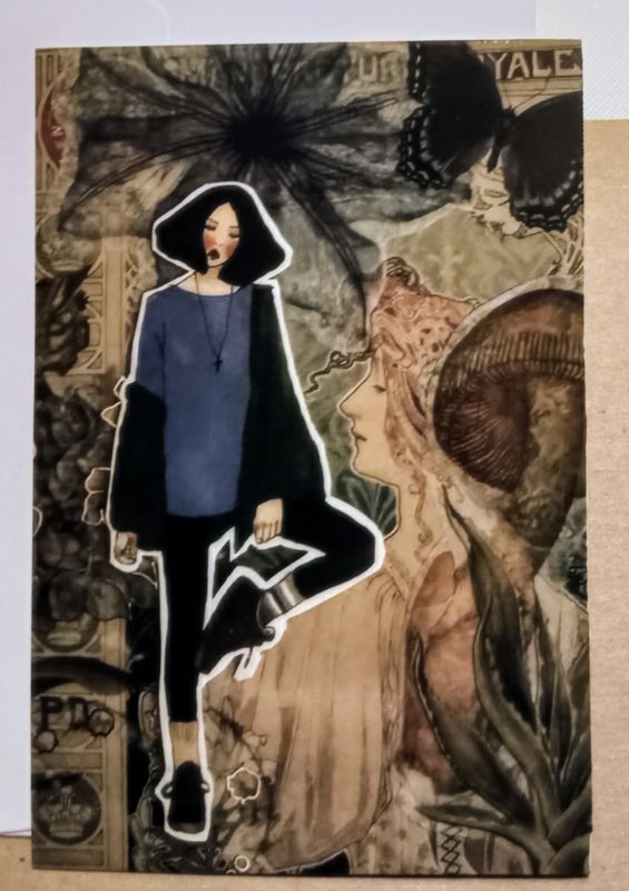 &quot;Calming Flow &amp; Grace&quot; Postcard