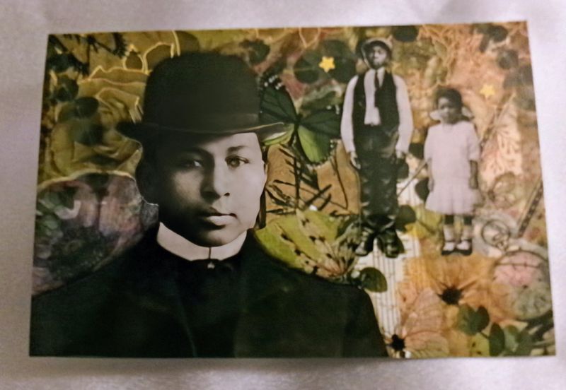 &quot;Father &amp; Children&quot; Postcard