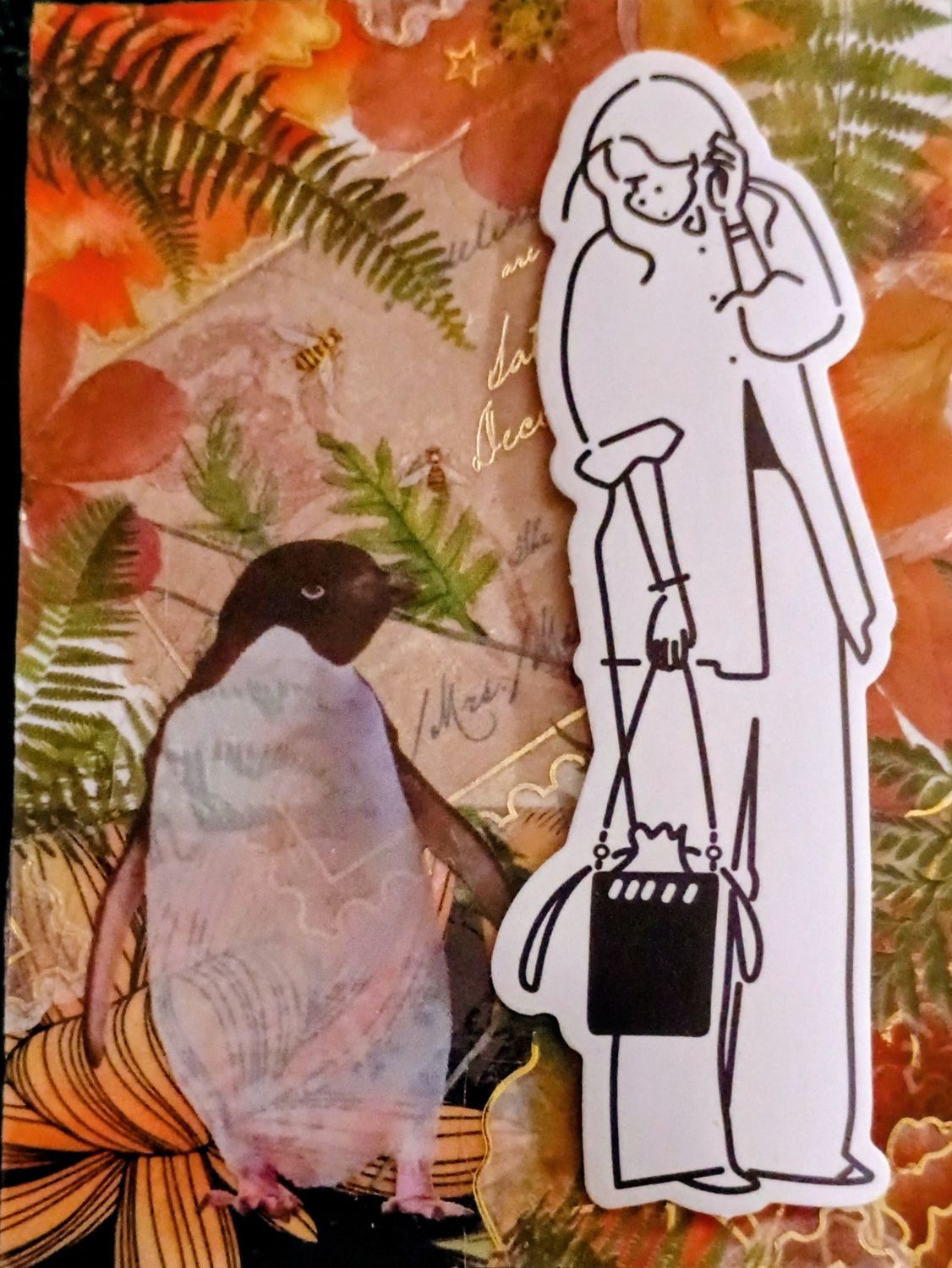 "Unexpected Company" ACEO Art
