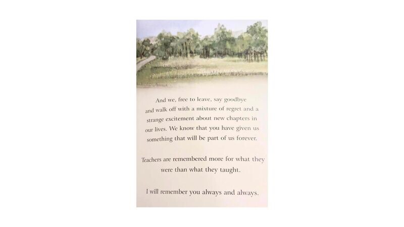 To A Very Special Teacher