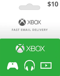 XBOX Game Cards USD 10