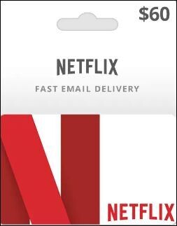 Netflix Gift Card USD 60