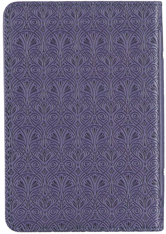 Purple Faux Leather King James Version Mini Pocket Bible