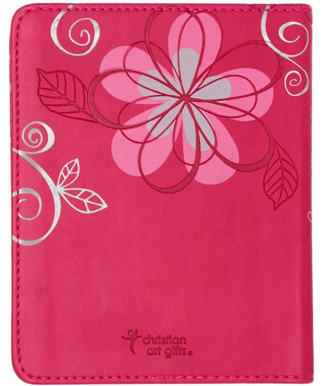 The One-Minute Devotions for Girls Pink Faux Leather Devotional