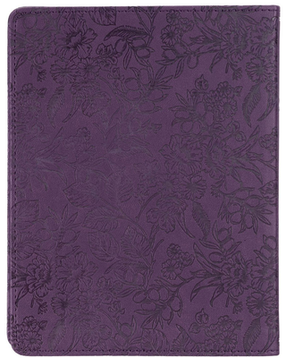 Finding Joy Purple Faux Leather Daily Devotional