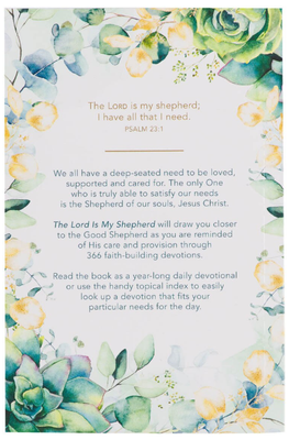 The Lord is My Shepherd Softcover Devotional