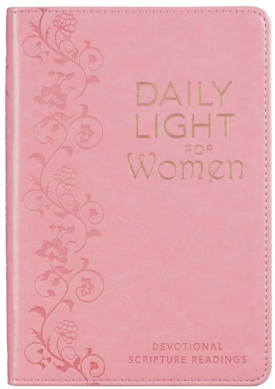 Daily Light for Women Pink Faux Leather Devotional