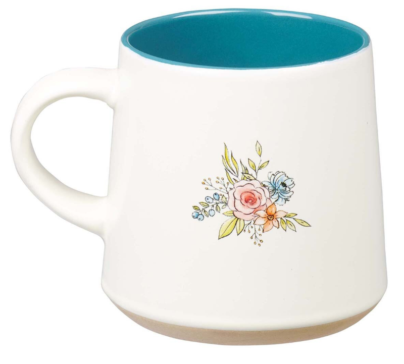 Grandma Ceramic Coffee Mug with Clay Dipped Base