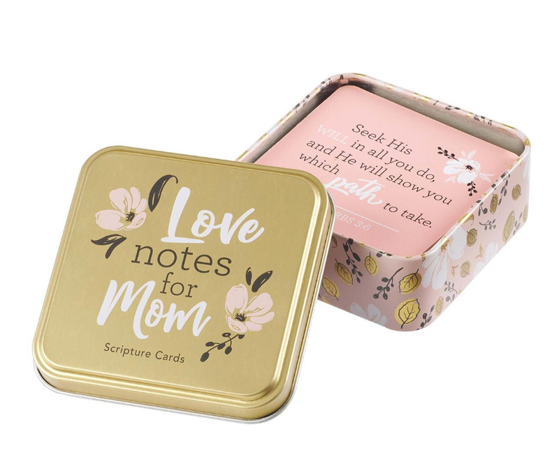 Love Notes for Mom Scripture Cards in a Tin