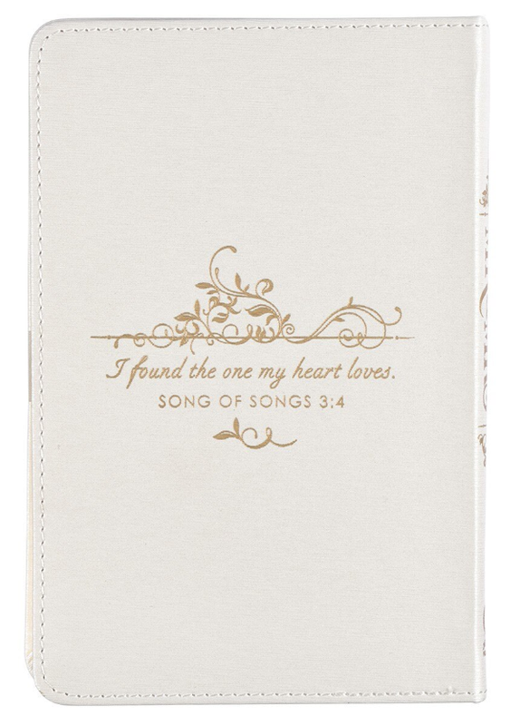 Mr. &amp; Mrs. 366 Devotions for Couples White Faux Leather Devotional