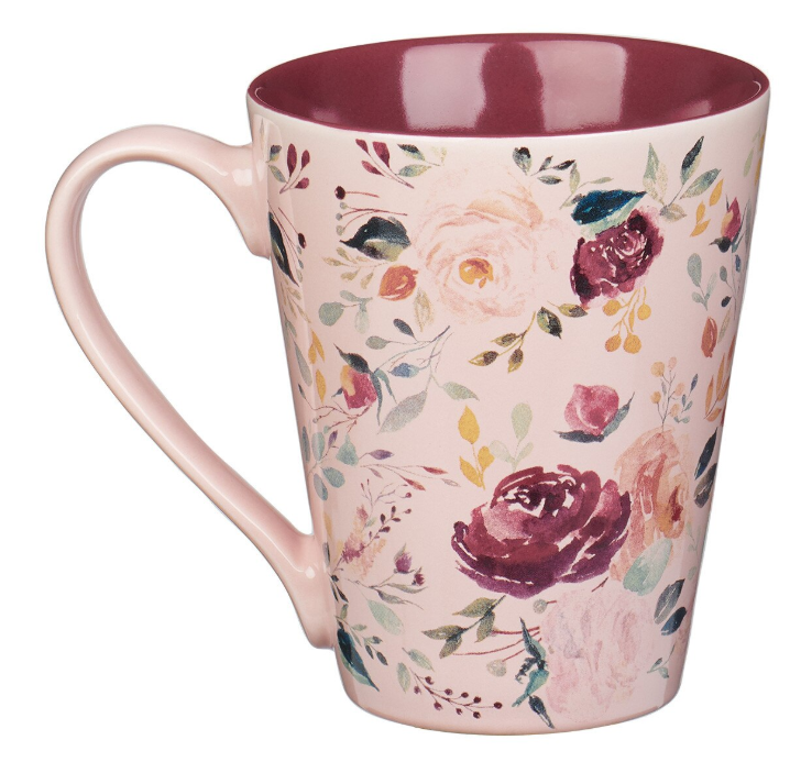 The Plans I Have for You Plum Floral Ceramic Coffee Mug – Jeremiah 29:11