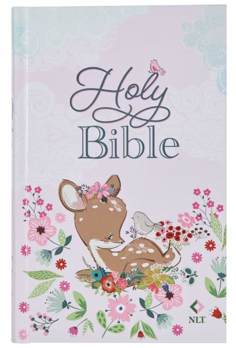 Blush Pink Hardcover NLT Keepsake Bible for Girls