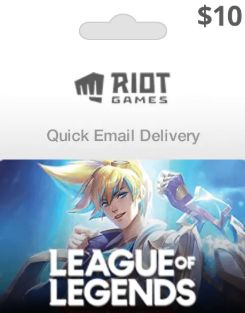 League of Legends Game Cards USD 10