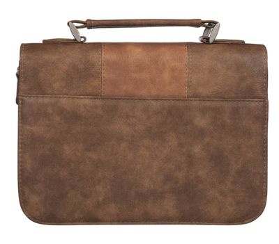 Trust In The Lord Two-Tone Brown Classic Faux Leather Bible Cover - Proverbs 3:5