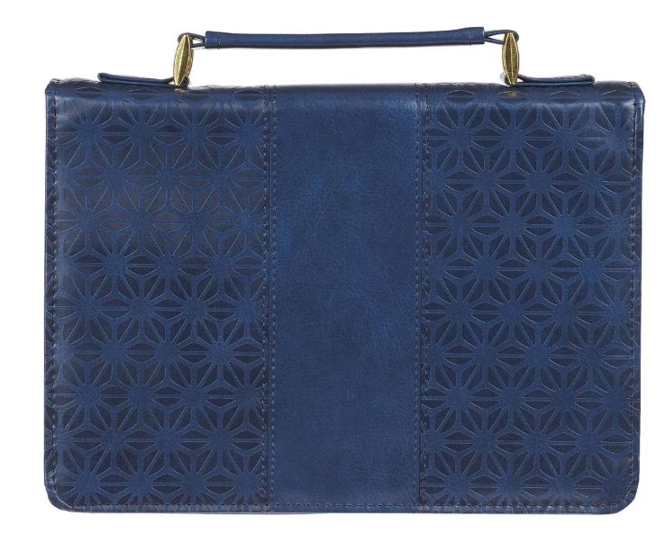 I Know the Plans Blue Faux Leather Fashion Bible Cover - Jeremiah 29:11