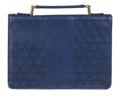 I Know the Plans Blue Faux Leather Fashion Bible Cover - Jeremiah 29:11