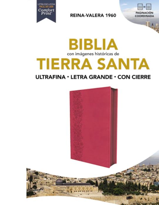 Biblia Reina-Valera 1960, Tierra Santa, Letra grande, Leathersoft