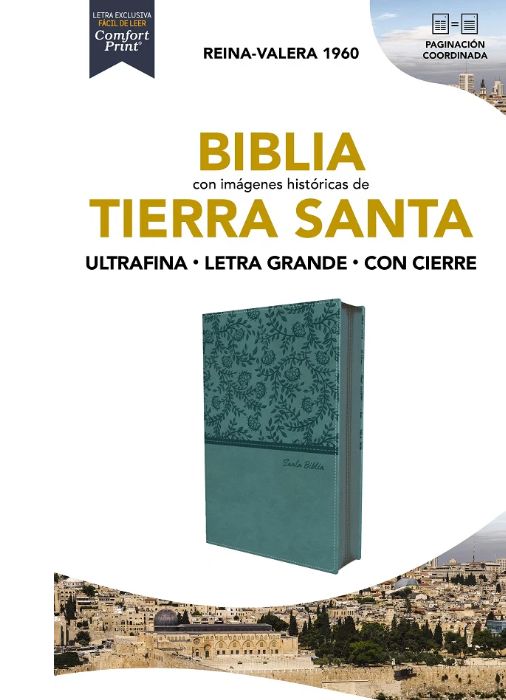 Biblia Reina-Valera 1960, Tierra Santa, Letra grande, Leathersoft