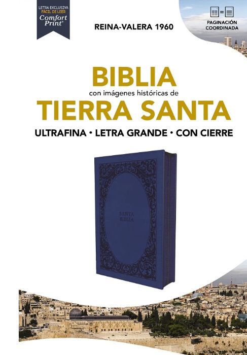 Biblia Reina-Valera 1960, Tierra Santa, Letra grande, Leathersoft