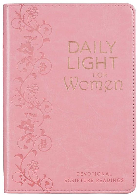 Daily Light for Women Pink Faux Leather Devotional