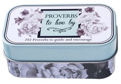 Proverbs to Live By Scripture Promise Cards in a Gift Tin