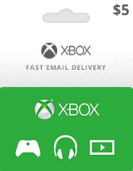 XBOX Game Cards USD 5