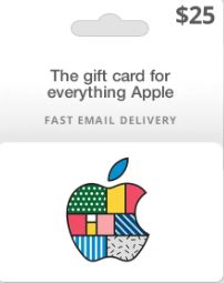 Apple/iTunes Gift Cards USD 25