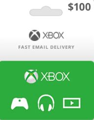 XBOX Game Cards USD 100