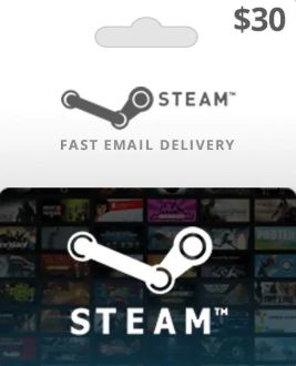 Steam Game Cards USD 30