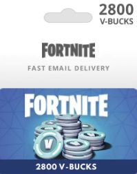 Fortnite V-Bucks Gift Cards 2800