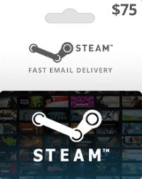 Steam Game Cards USD 75