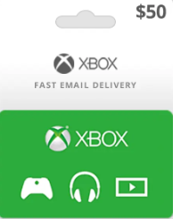 XBOX Game Cards USD 50