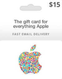 Apple/iTunes Gift Cards USD 15