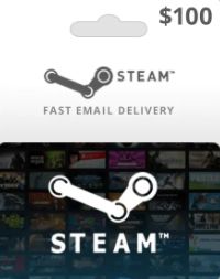 Steam Game Cards USD 100