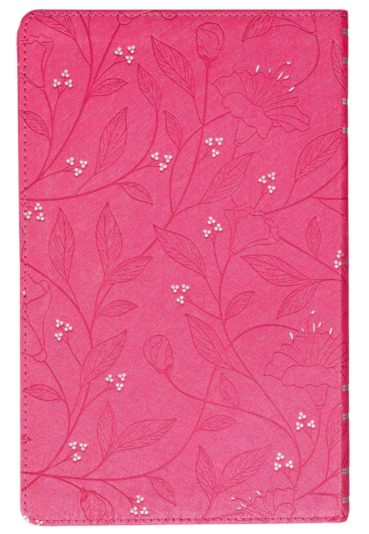 Pearlized Cherry Pink Faux Leather King James Version Gift Edition Bible