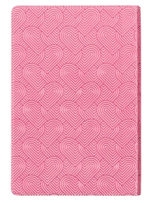 Blossom Pink Heart Faux Leather King James Version Kid's Bible