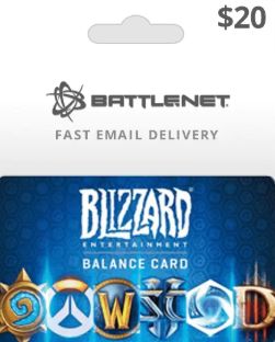 Blizzard Game Card USD 20