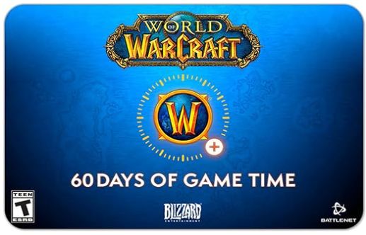 Blizzard World of Warcraft 60 Days of Game Time